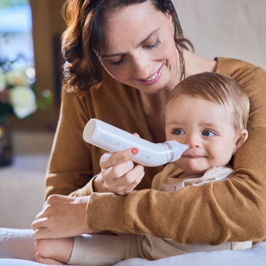 Ηλεκτρική συσκευή καθαρισμού μύτης για μωρά με 3 ακροφύσια Cleanoo 