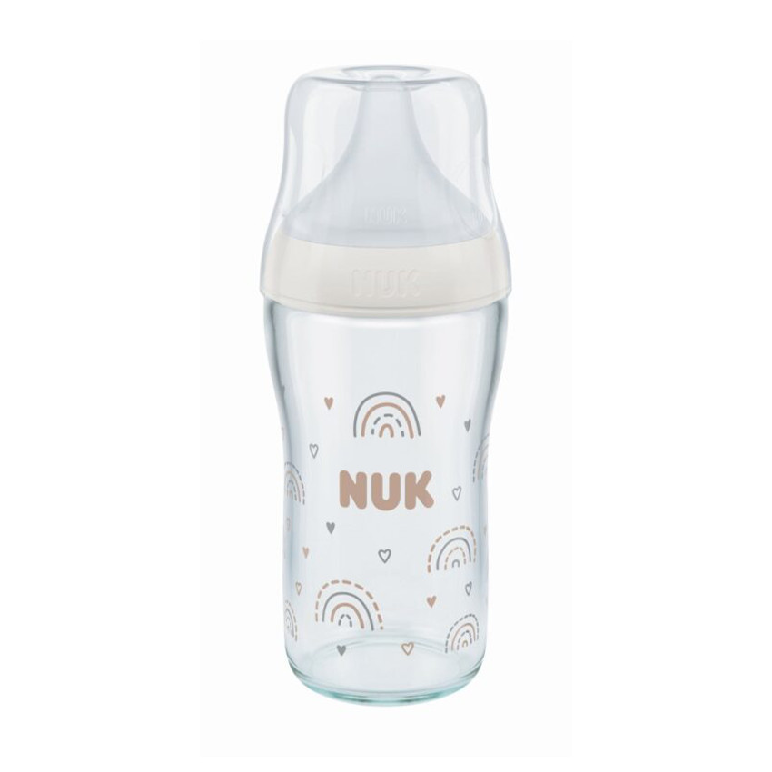 Μπιμπερό Perfect Match Γυάλινο 230Ml (Σιλικ.) Temp.Control Nuk  