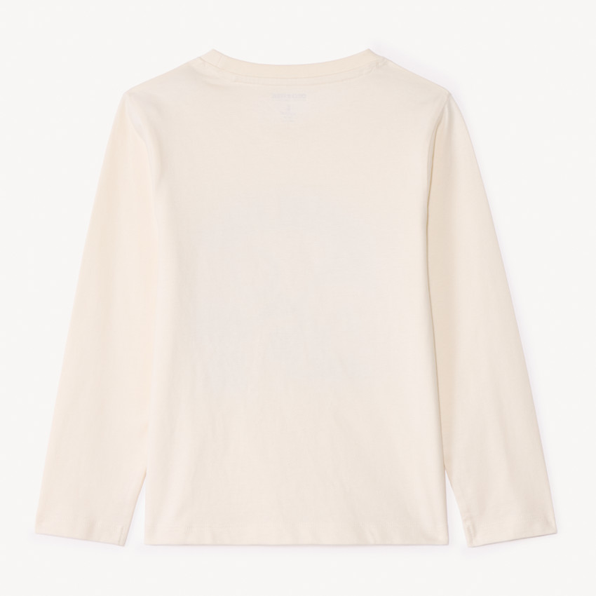 T-shirt manches longues à patchs ours pour garçon 