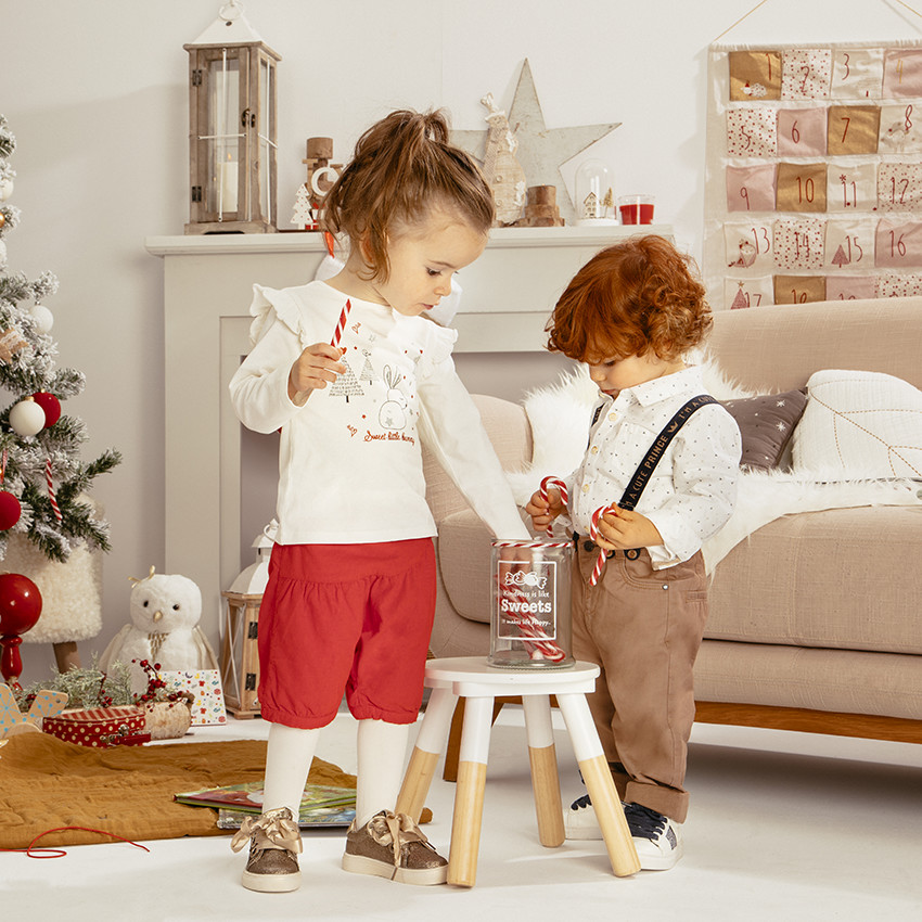 Chemise manches longues à triangles all-over 