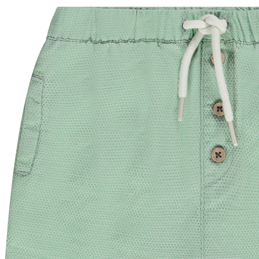 Βερμούδα με εφέ κηρήθρας για bebe αγόρι 