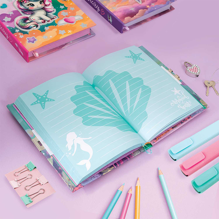 Ατζέντα Μεγάλη με Κλειδαριά - 3 Σχέδια AS  