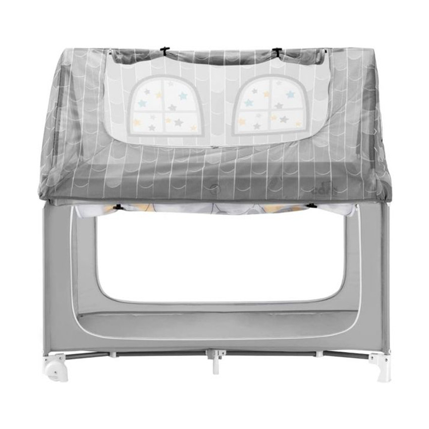 Παρκοκρέβατο Daily Dolci Sogni Grigio Cam L114-GR (ΔΩΡΟ Κουνουπιέρα) 