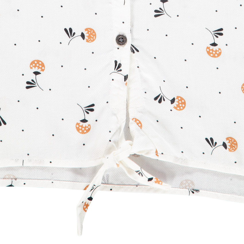 Chemise en lyocell à imprimé floral pour fille Main Chemise en lyocell à imprimé floral pour fille
