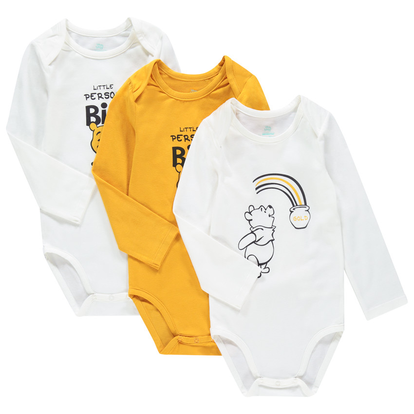 Σετ από 3 bodies μακρυμάνικα σχέδιο Winnie l’Ourson Disney  Additional Σετ από 3 bodies μακρυμάνικα σχέδιο Winnie l’Ourson Disney