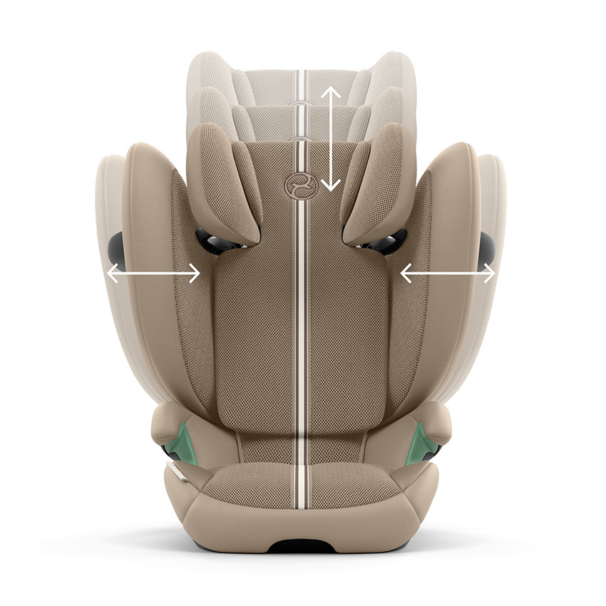 Πτυσσόμενο κάθισμα αυτοκινήτου Solution G2 i-Fix tissu Plus αμυγδαλί 