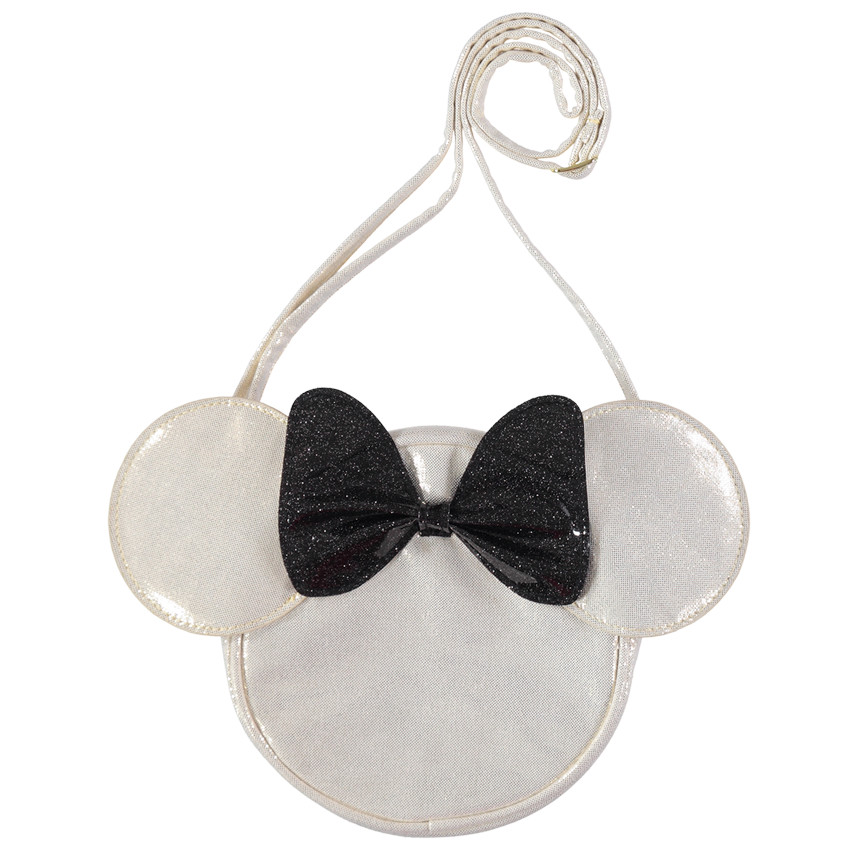 Τσάντα ώμου με τη Minnie της Disney και φιόγκο με παγιέτες 