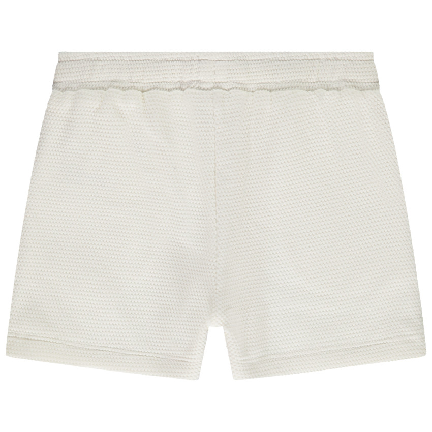 Σορτς molleton cloqué με κορδόνι περίσφιξης για κορίτσι 