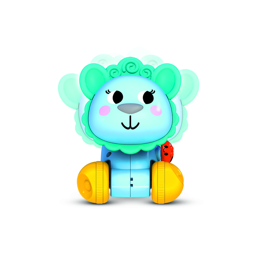 Παιχνίδι Ώθησης Και Έλξης Λάμα Για 1+Ετών Kids Hits  