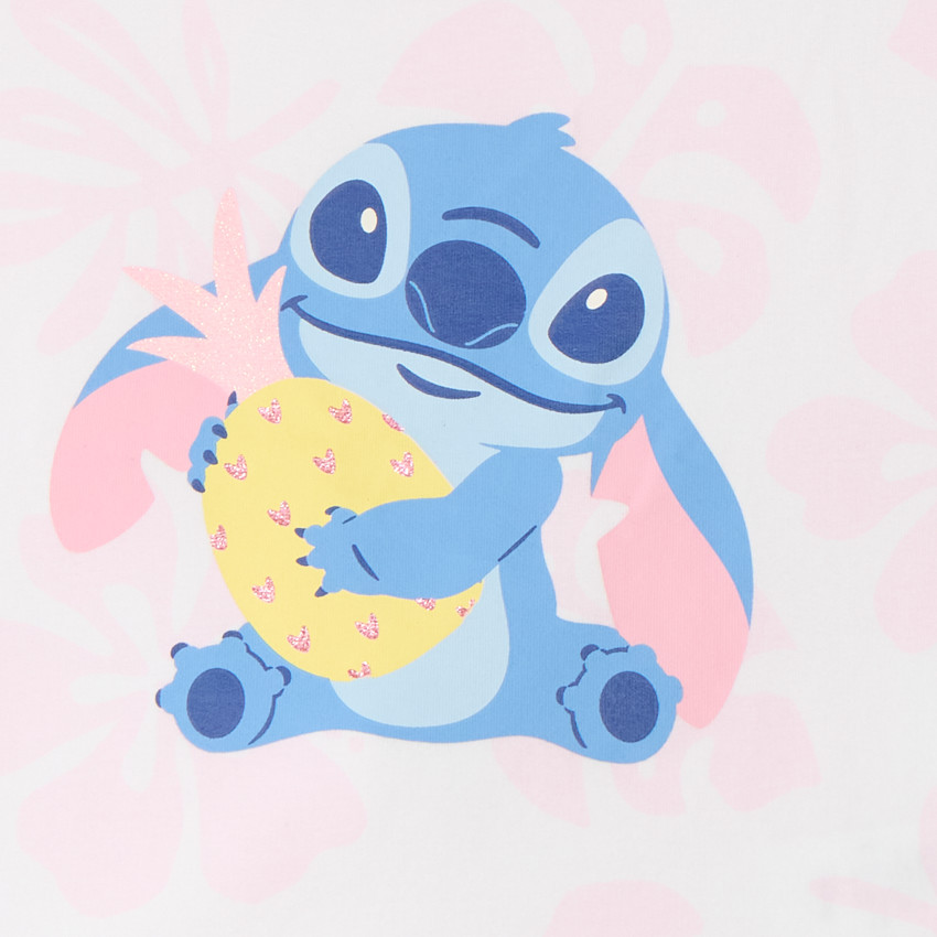 Σετ 2 τεμαχίων μπλούζα + σορτσάκι Stitch Disney για κορίτσι 
