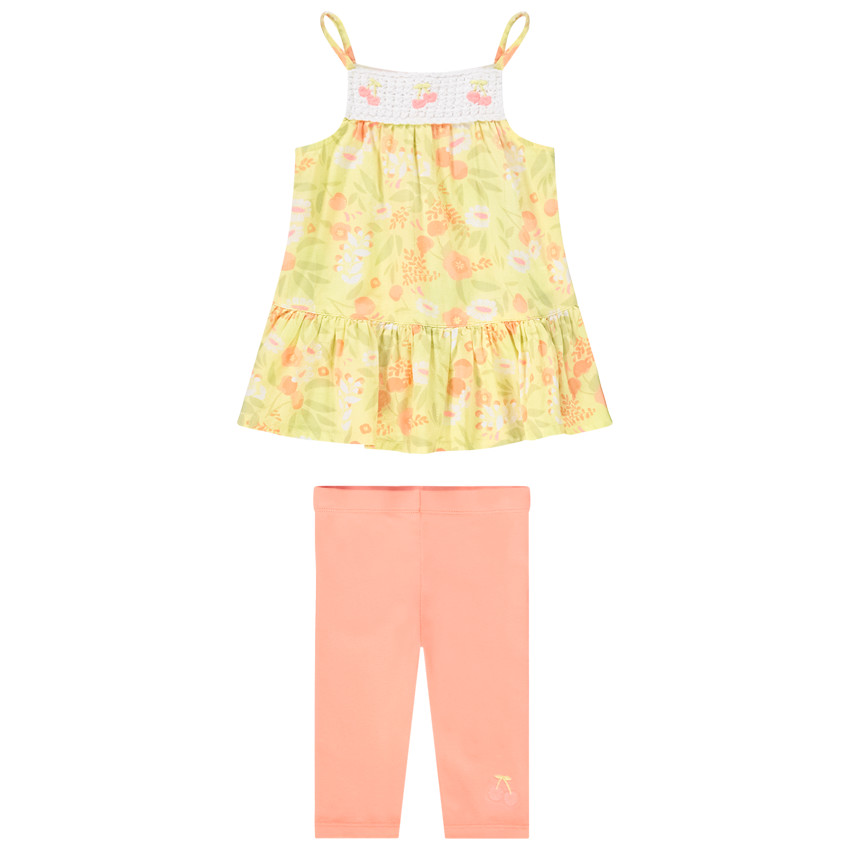 Σέτ 2 τμχ. με φαντεζί σχέδιο για μωρό κορίτσι 