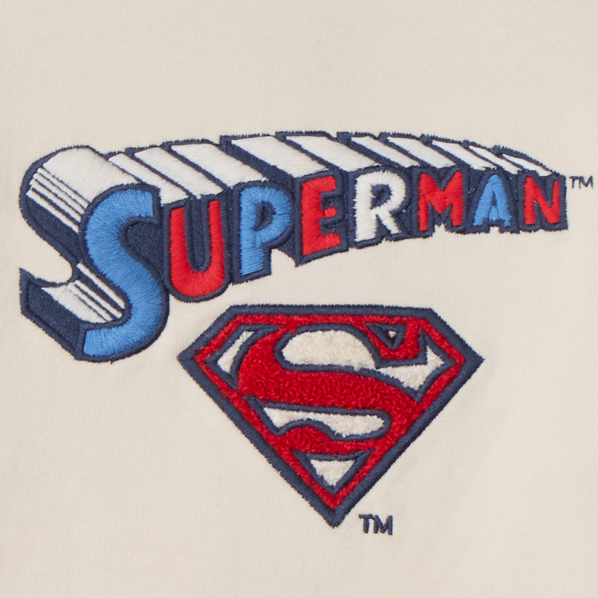 Ζακέτα teddy molleton effet color block Superman Warner για bebe αγόρι 