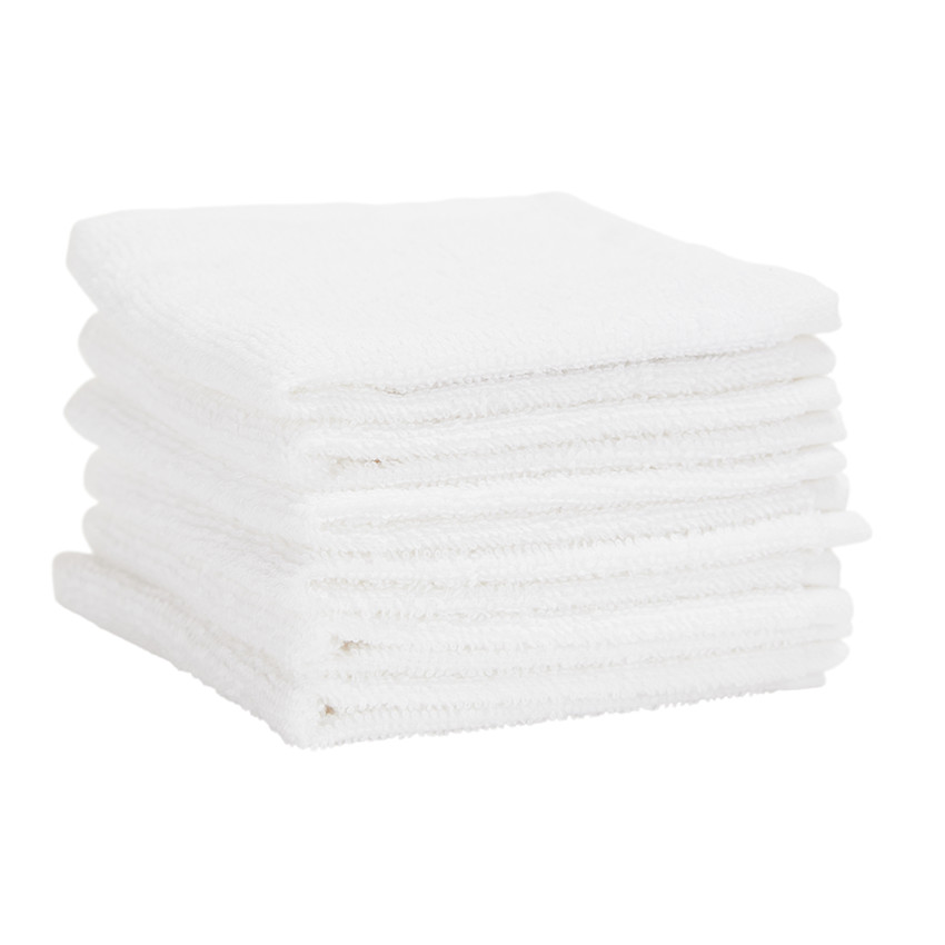 Σετ 6 πετσετών σφουγγαράκι 25 x 25 cm από βαμβακερό 