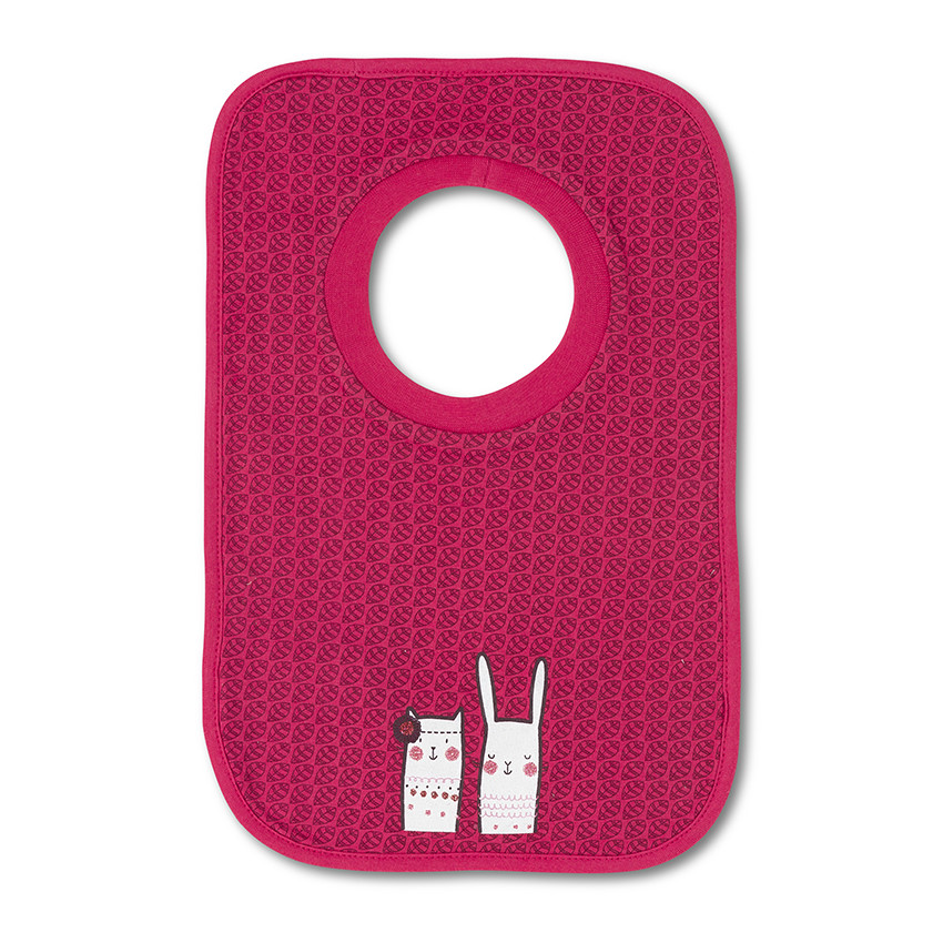 Set de 3 bavoirs en coton à encolure élastiquée  