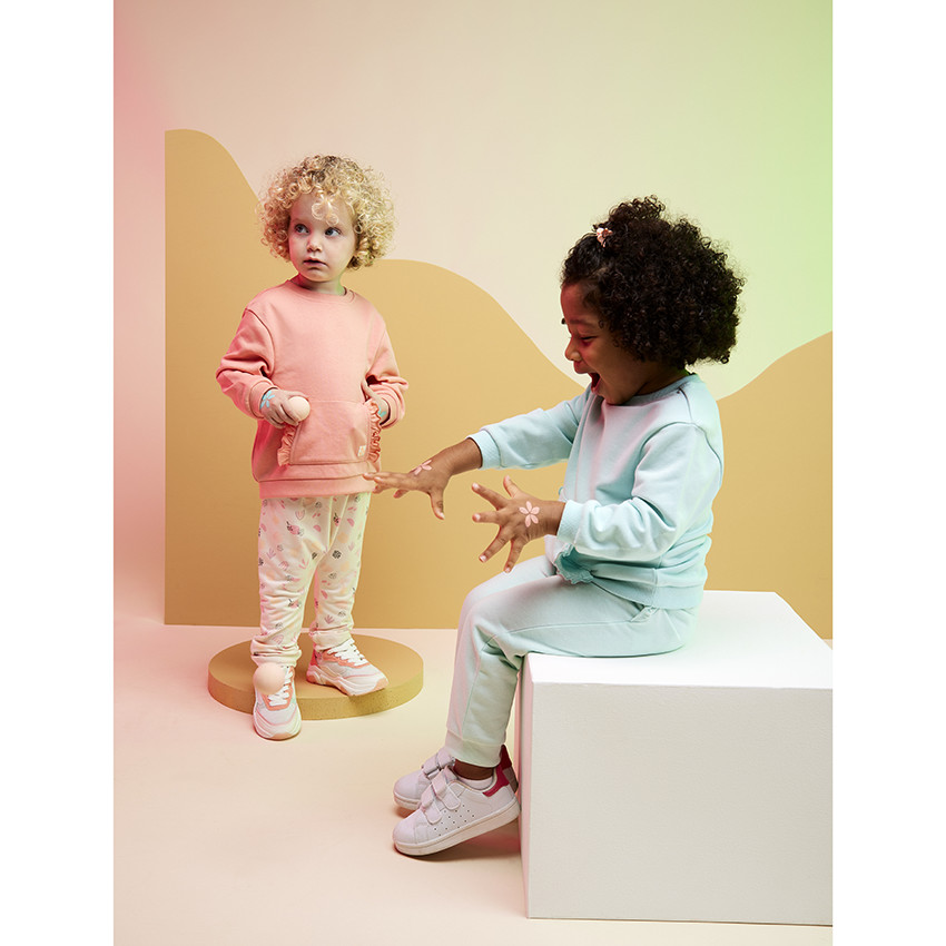 Σορτς σπορ με φαντεζί σχέδιο για bebe κορίτσι 