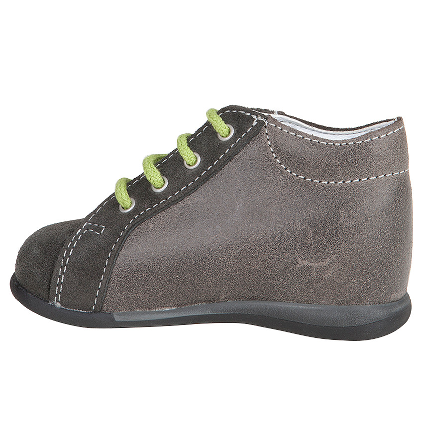 Μποτάκια με κορδόνια από δέρμα με print μήνυμα  Additional Μποτάκια με κορδόνια από δέρμα με print μήνυμα