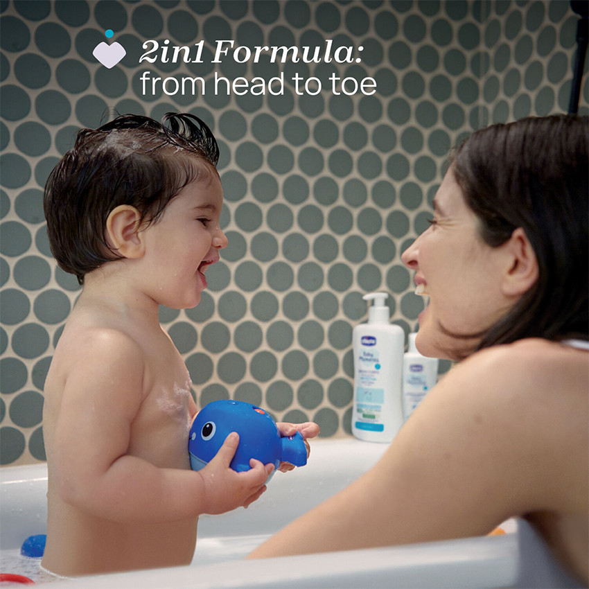 Αφρόλουτρο & Σαμπουάν Baby Moments 500ml Chicco  