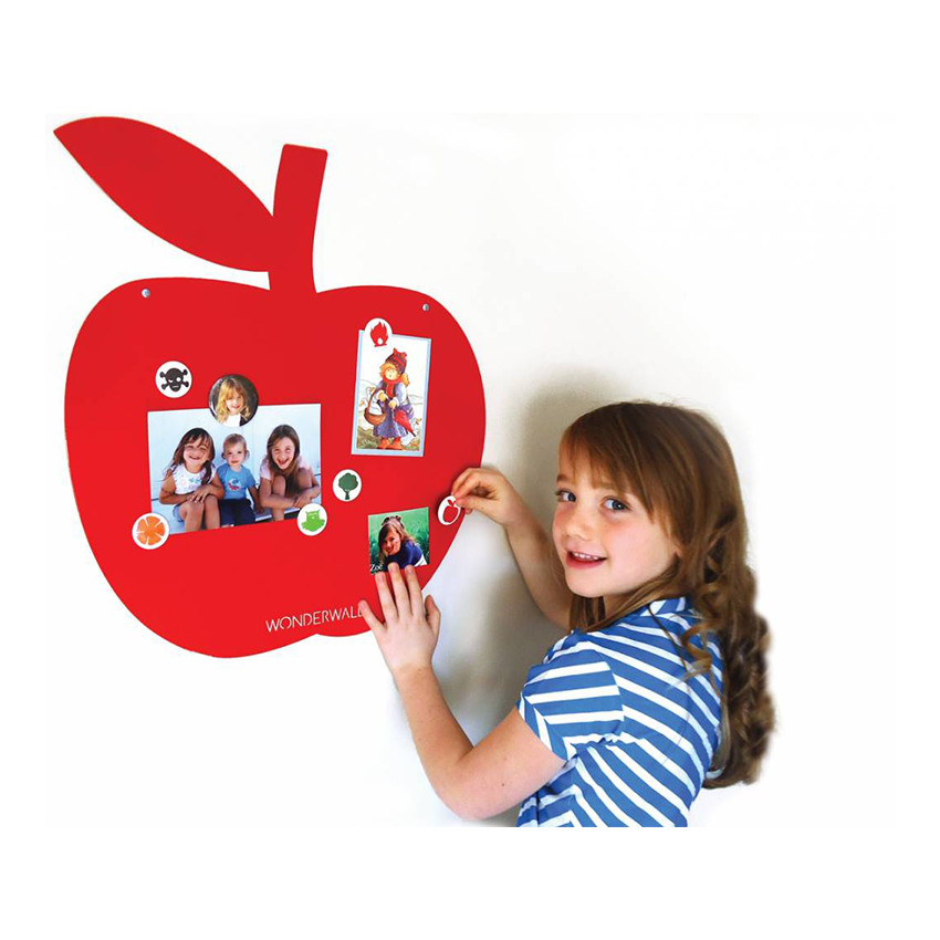 Μαγνητικός πίνακας Μήλο 50 x 60 cm - Crispy Κόκκινο  