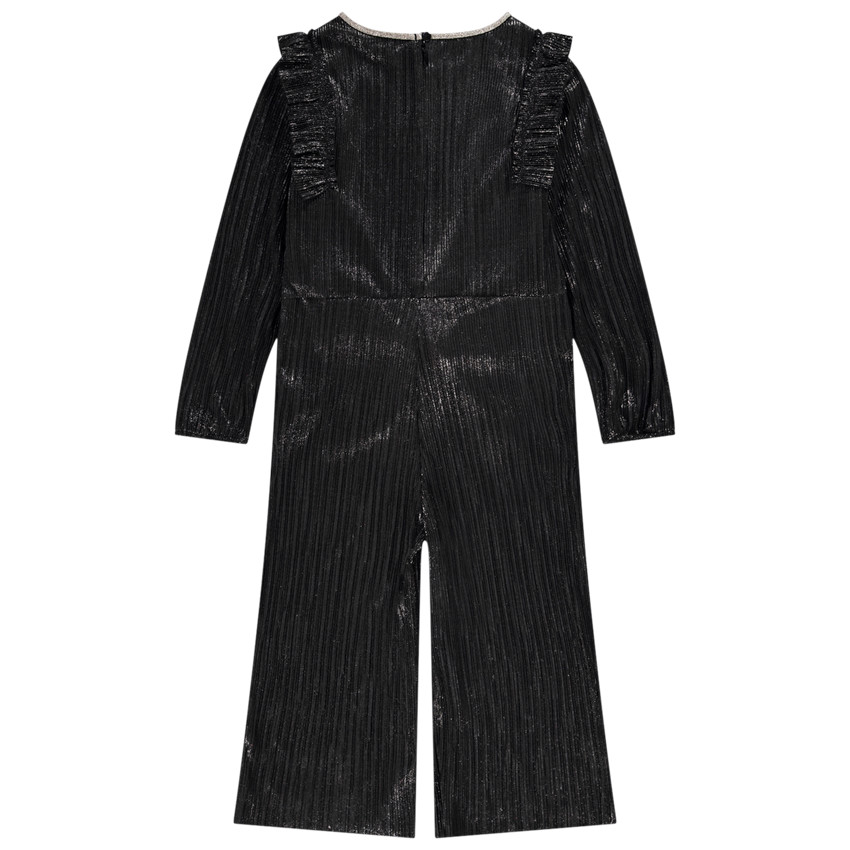 Combi μακρύ γιορτινό effet irisé με ζώνη για κορίτσι 