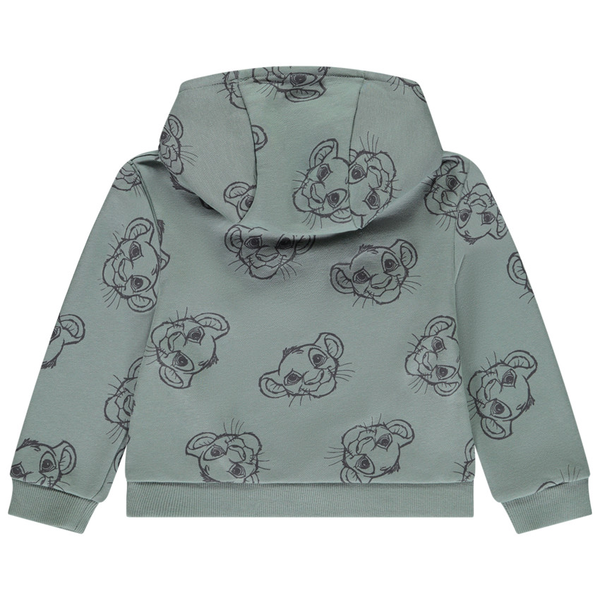 Sweat à capuche imprimé Simba Disney pour bébé garçon 