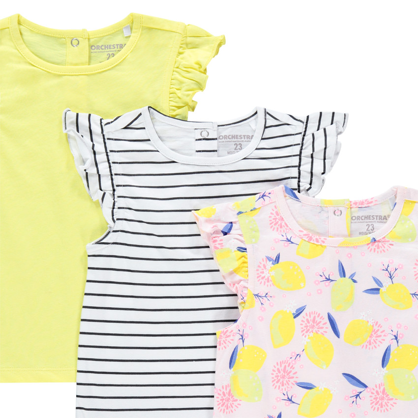 Σετ 5 t-shirts βαμβακερά 