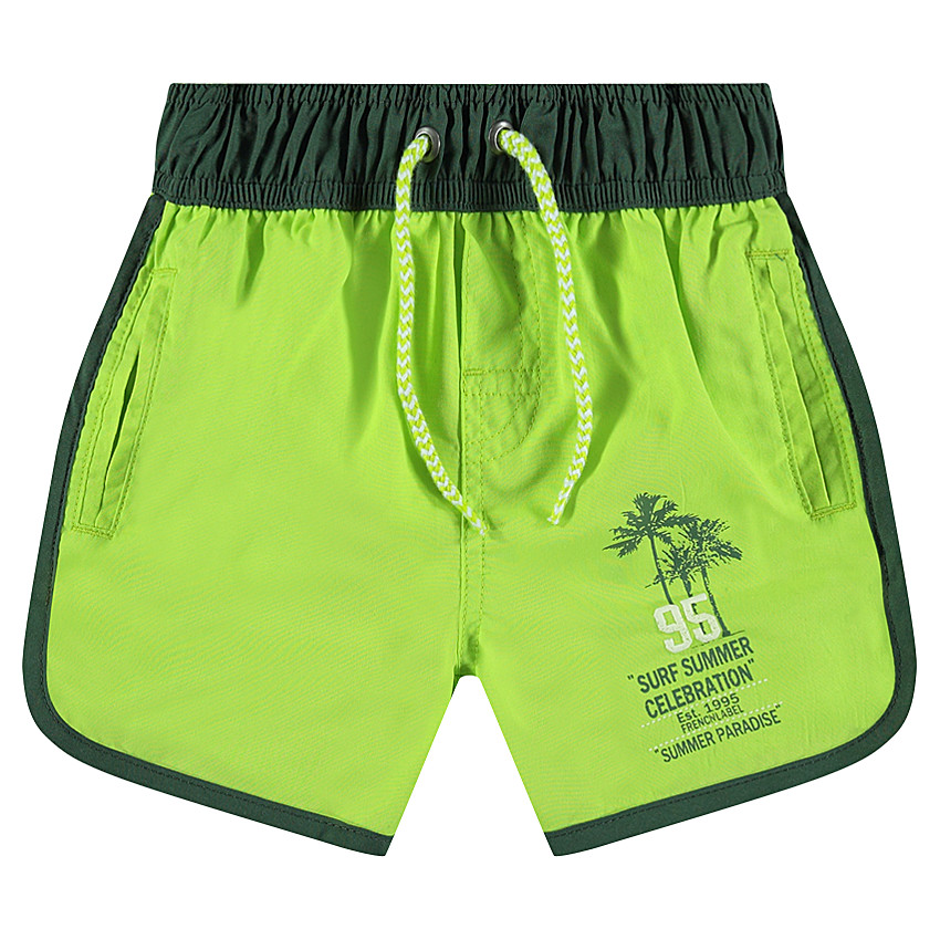 Μαγιό-σορτσάκι με στάμπα φοίνικες 