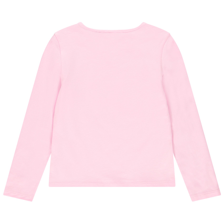 T-shirt μακρυμάνικο με σχέδιο φαντεζί για κορίτσι 