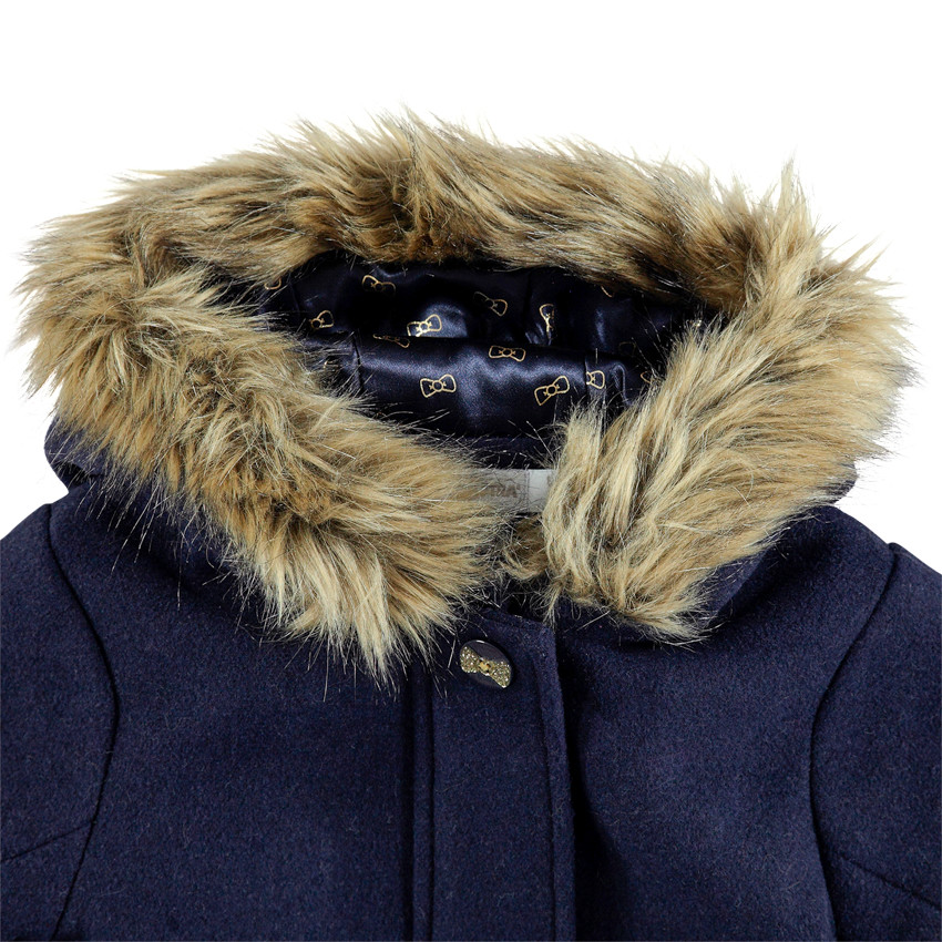 Μαντό από μάλλινη τσόχα με επένδυση sherpa  Additional Μαντό από μάλλινη τσόχα με επένδυση sherpa