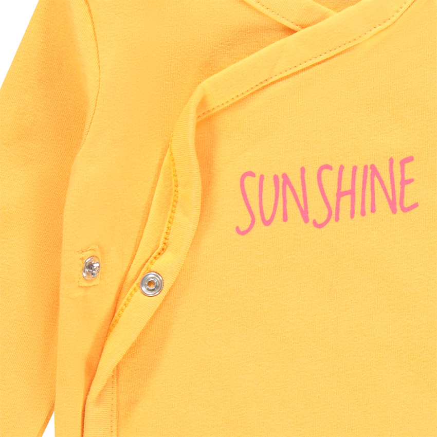 Σετ από 5 bodies μακρυμάνικα με μήνυμα σχέδιο 