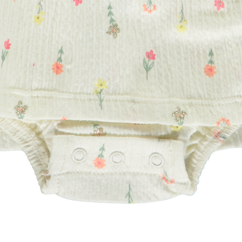 Robe body en jersey froissé imprimé pour bébé fille = Φόρεμα body από jersey με τσαλακωμένο print για bebe κορίτσι 