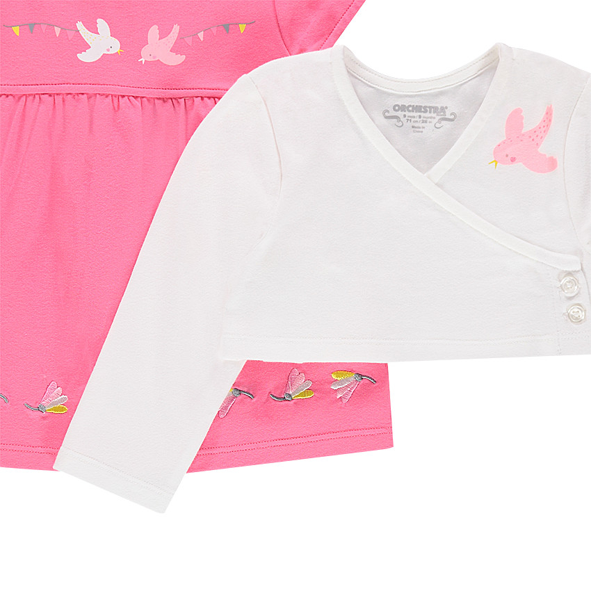 Σύνολο τουνίκ, μπολερό και κοντό εμπριμέ κολάν 