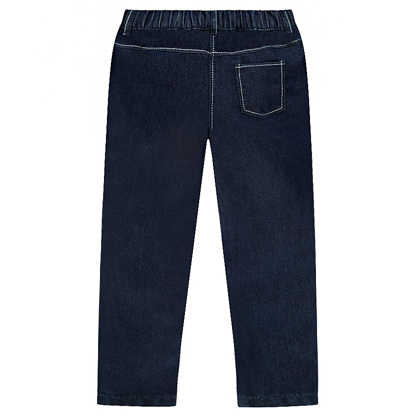 Τζιν με ελαστική μέση με used και τσαλακωμένο εφέ  Additional Τζιν με ελαστική μέση με used και τσαλακωμένο εφέ