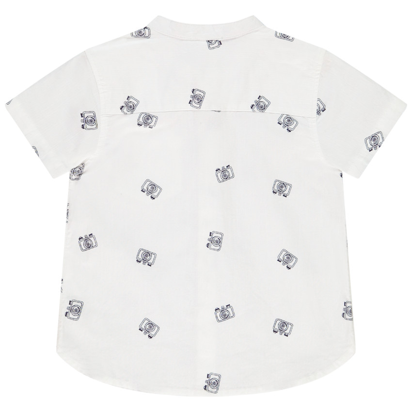 Πουκάμισο κοντομάνικο Γιακάς mao για bebe αγόρι 