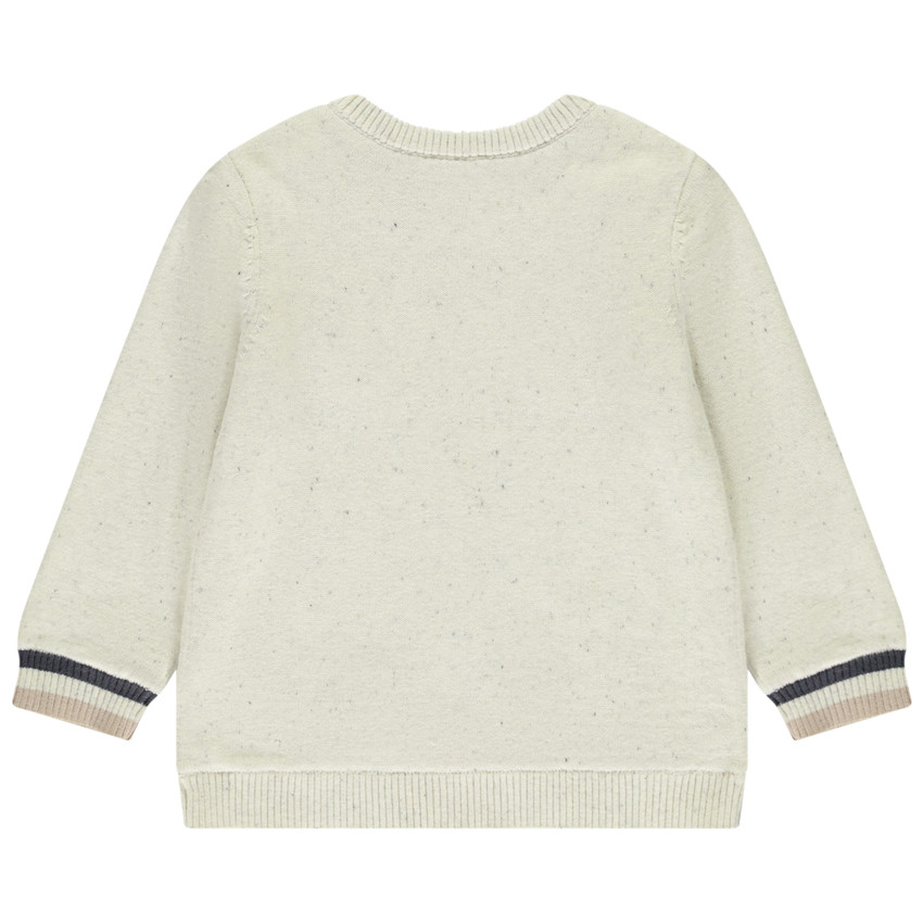 Pull manches longues ours ludique pour bébé garçon  