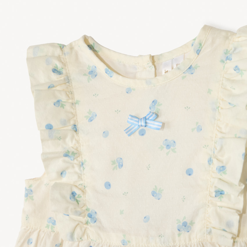 Σαλοπέτα με εκτύπωση μύρτιλλων για κορίτσι bebé 