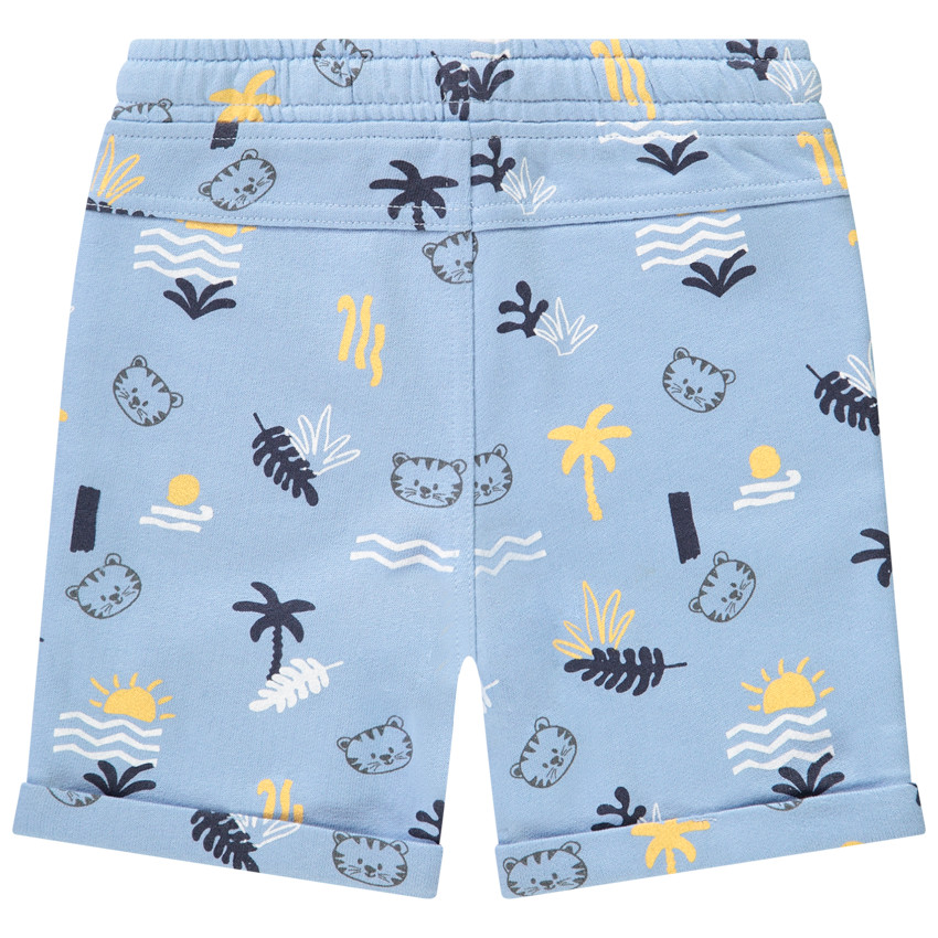 Bermuda en molleton imprimé fantaisie pour bébé garçon 