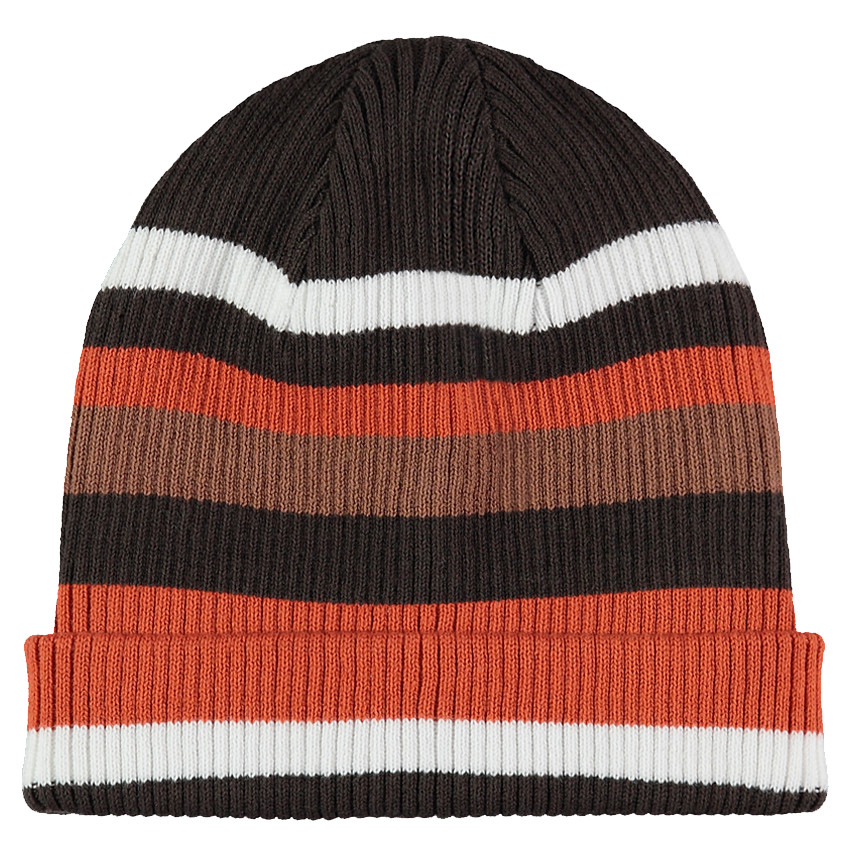 Πλεκτός ριγέ σκούφος 