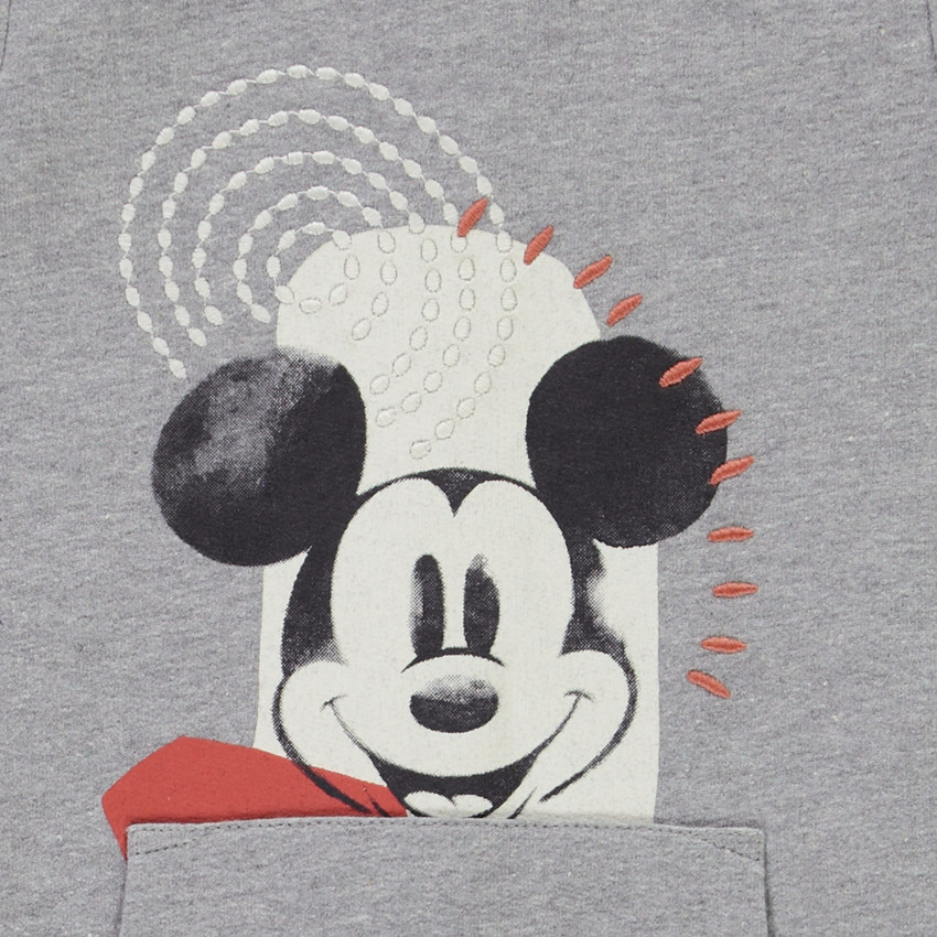 Combinaison molleton gratté με Κεντήματα Mickey Disney για bebe αγόρι 