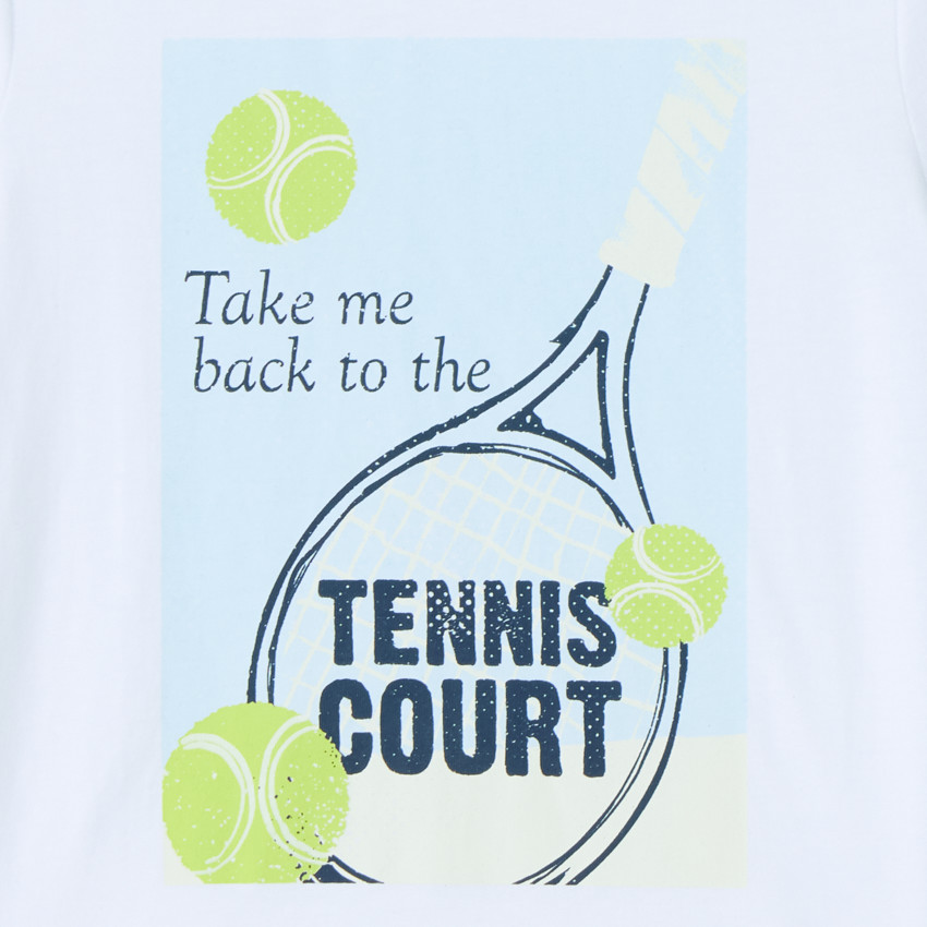 T-shirt με κοντό μανίκι για αγόρι με εκτύπωση 