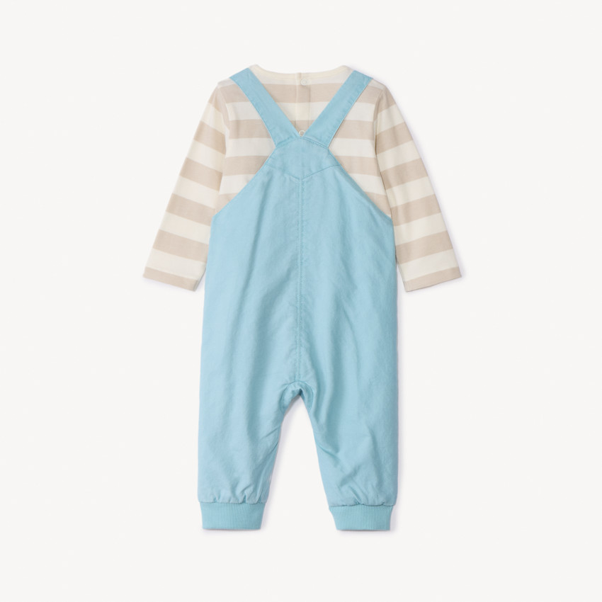 Σέτ 2 τμχ. με σαλοπέτα για μωρό αγόρι 