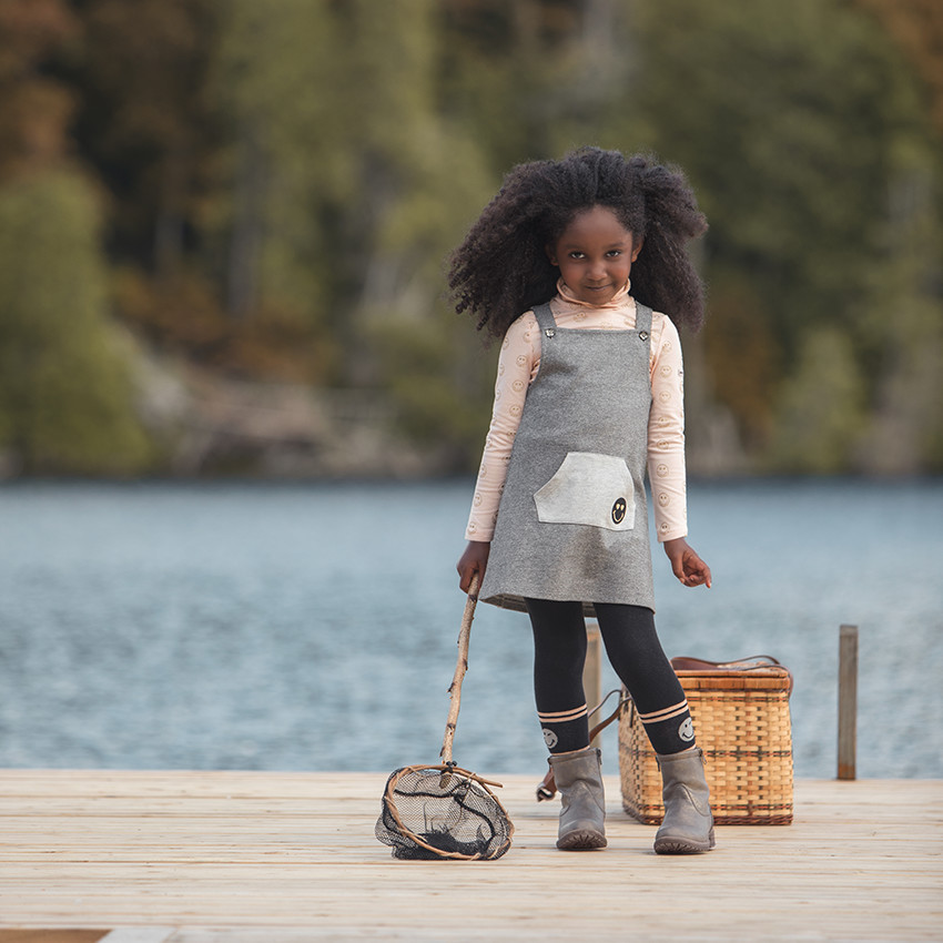 Σετ 2 χοντρά καλσόν με μοτίβο ©Smiley 