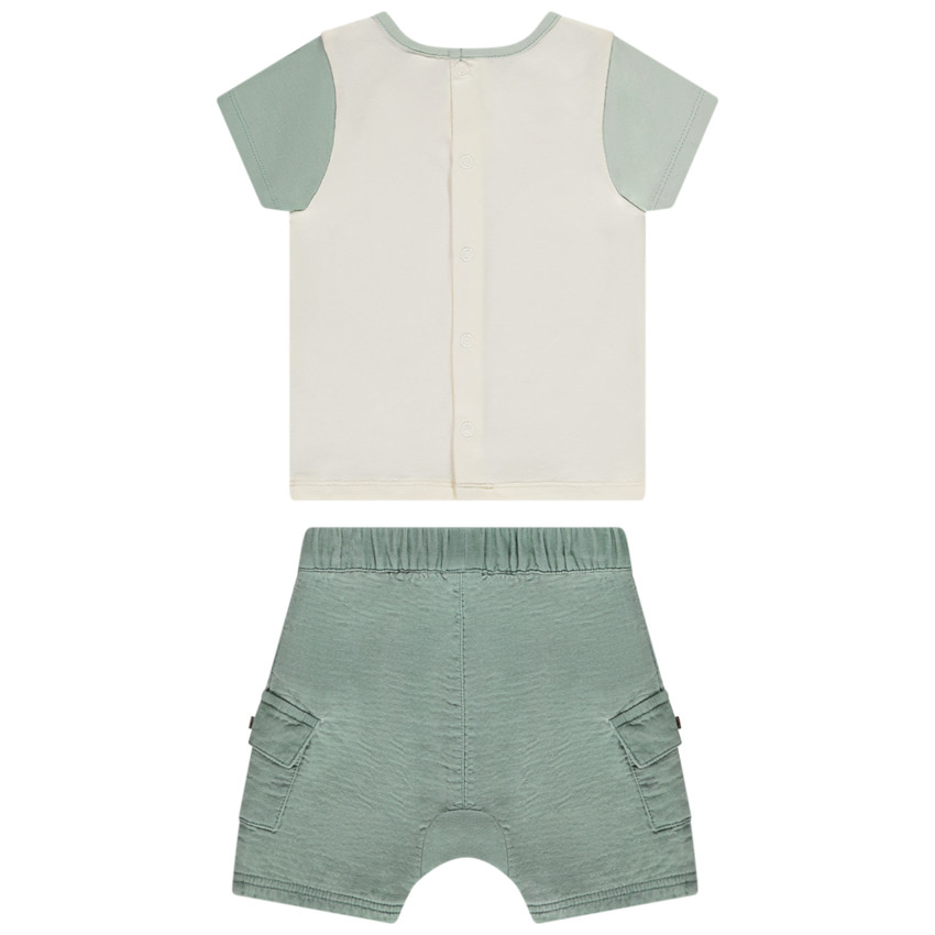 Σετ 2 τεμαχίων με βερμούδα για bebe αγόρι 