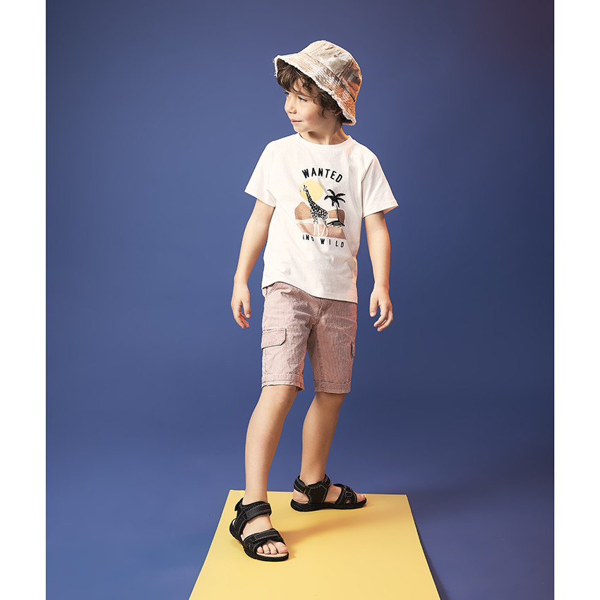 Βερμούδα από βαμβακερό πανί για αγόρι 