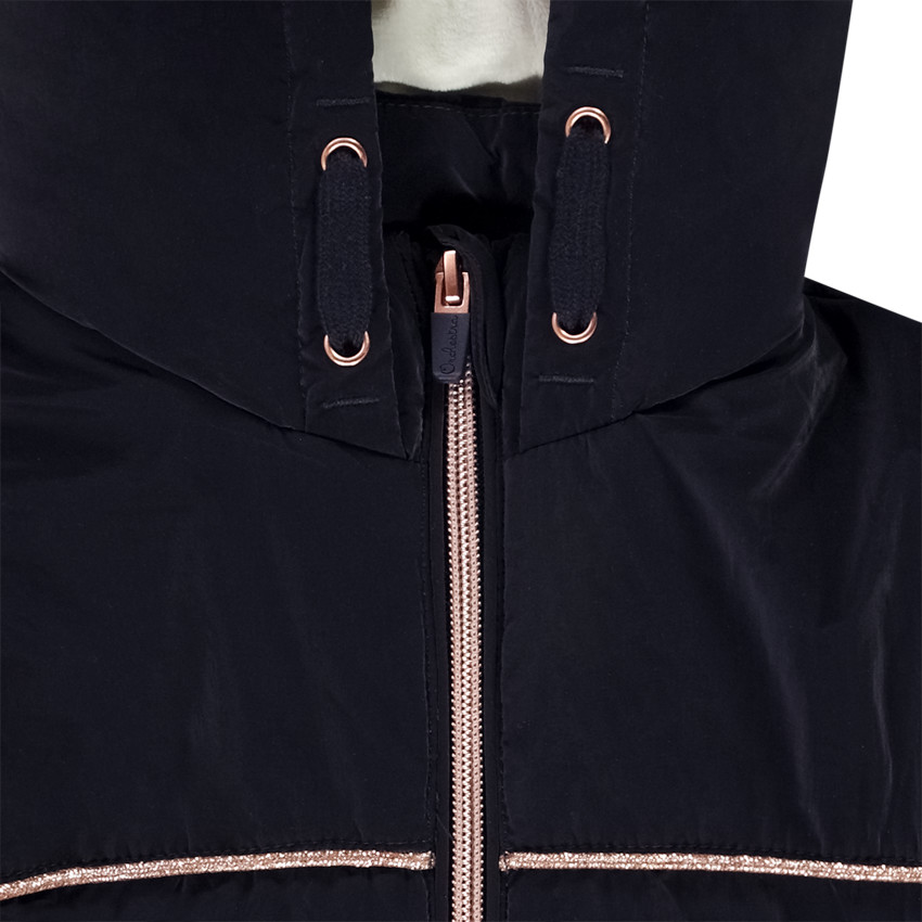 Coupe-vent à capuche en toile pour fille 