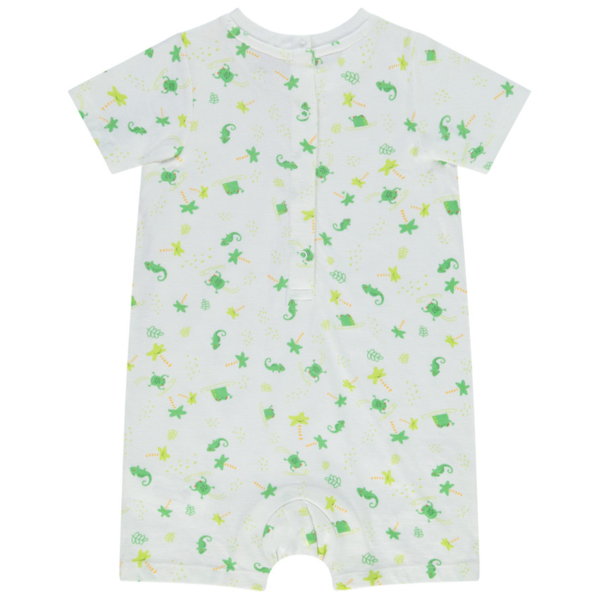 Σετ από 2 κοντές ολόσωμες φόρμες από jersey για bebe αγόρι 