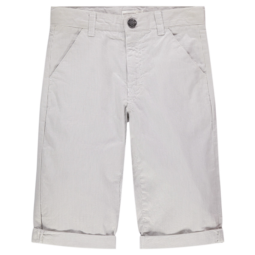 Παιδικά - Βαμβακερή βερμούδα με λεπτές ρίγες 