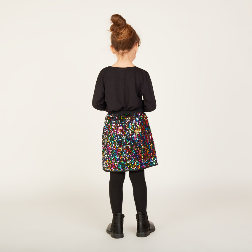 T-shirt manches longues motif étoile pour fille 