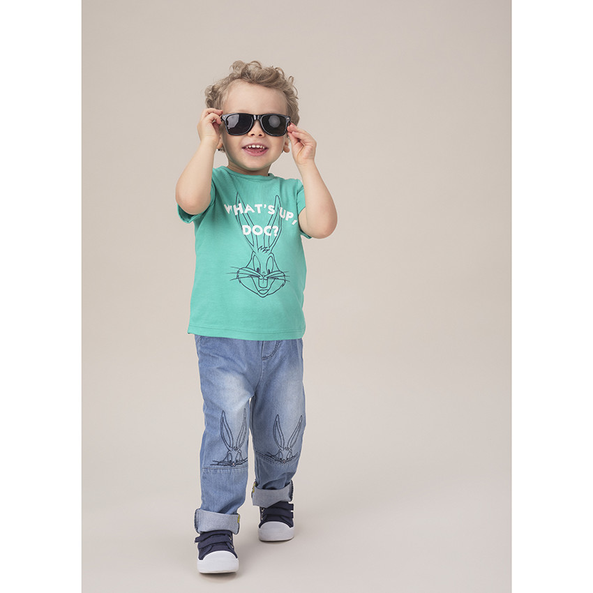 Σύνολο με μπλούζα και τζιν με στάμπα Bugs Bunny της Looney Tunes 