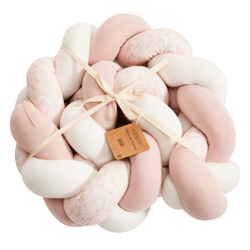 Διακοσμητική πλεξούδα Promenade Bucolique ροζ 