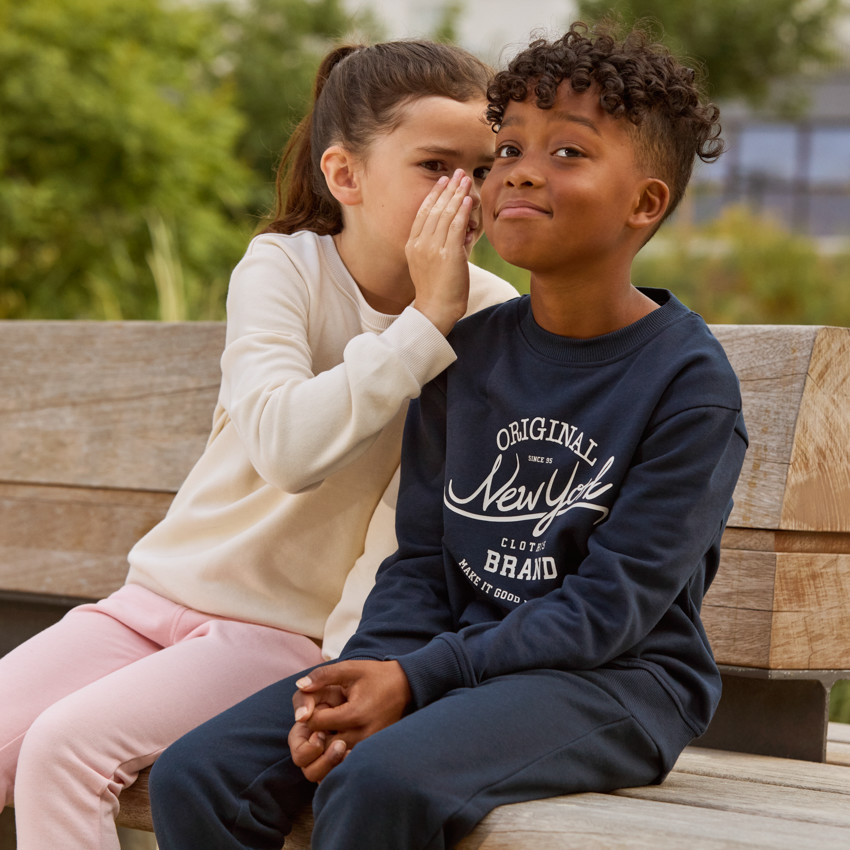 Φούτερ molleton με φαντεζί σχέδιο για αγόρι 